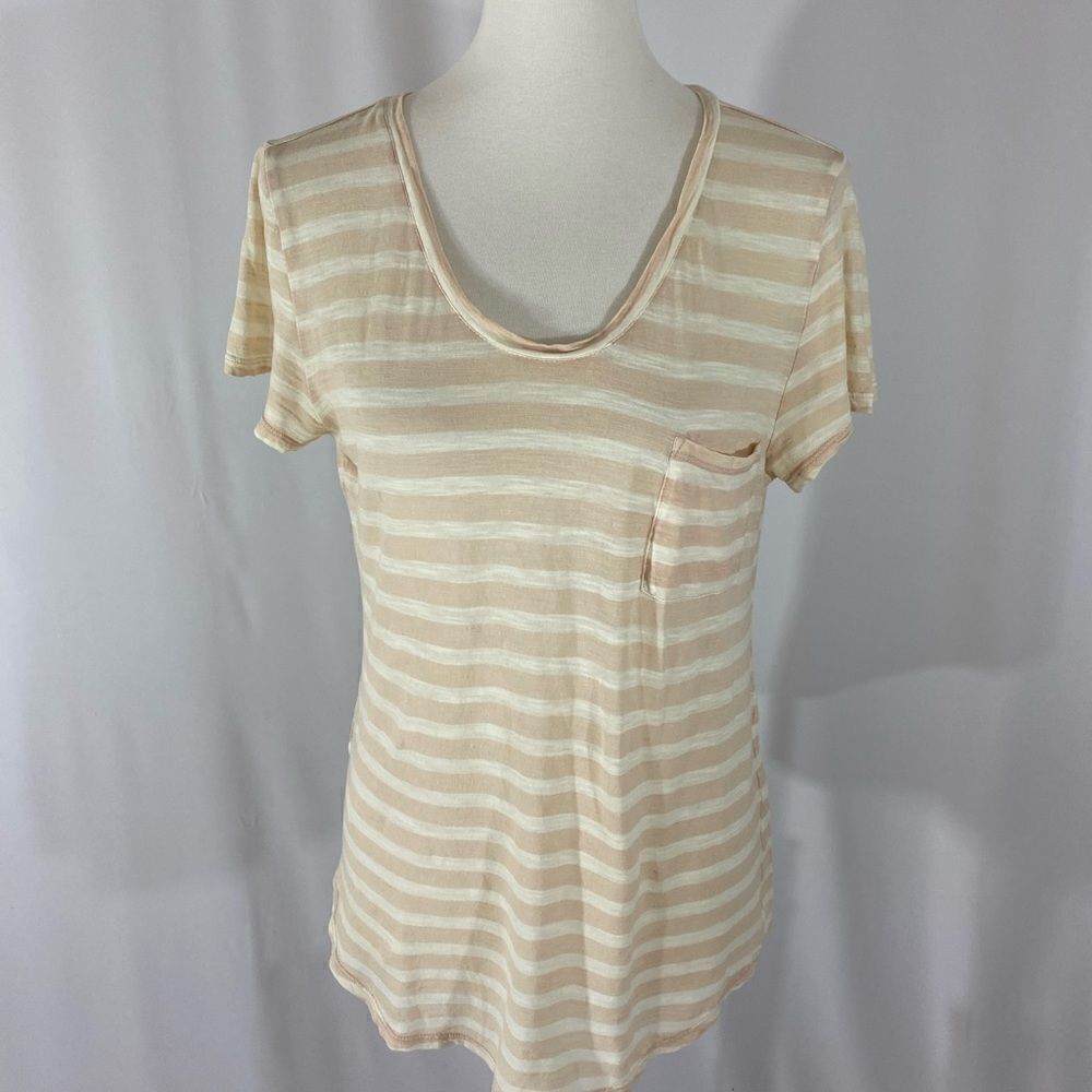 LOFT Vintage Wash V Neck Tee Shirt